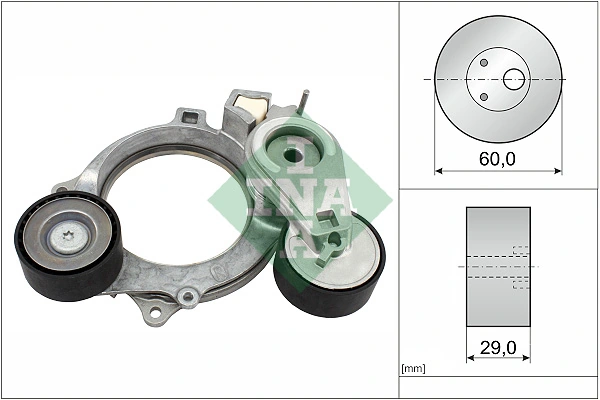 Belt Tensioner, V-ribbed belt